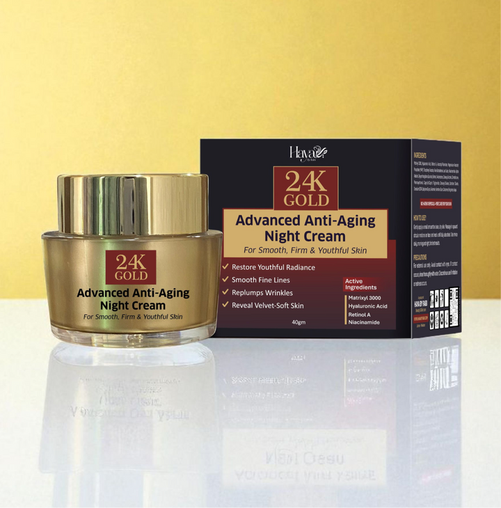 24K Gold Anti Aging Cream Haya by Rabi