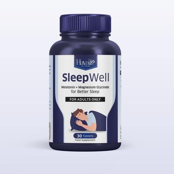 SleepWell Tablets by Wellness by Rabi Pirzada – Natural Sleep Support with Melatonin & Magnesium