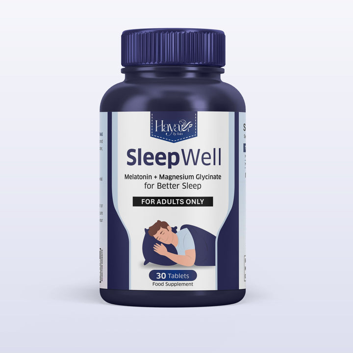 SleepWell Tablets by Wellness by Rabi Pirzada – Natural Sleep Support with Melatonin & Magnesium