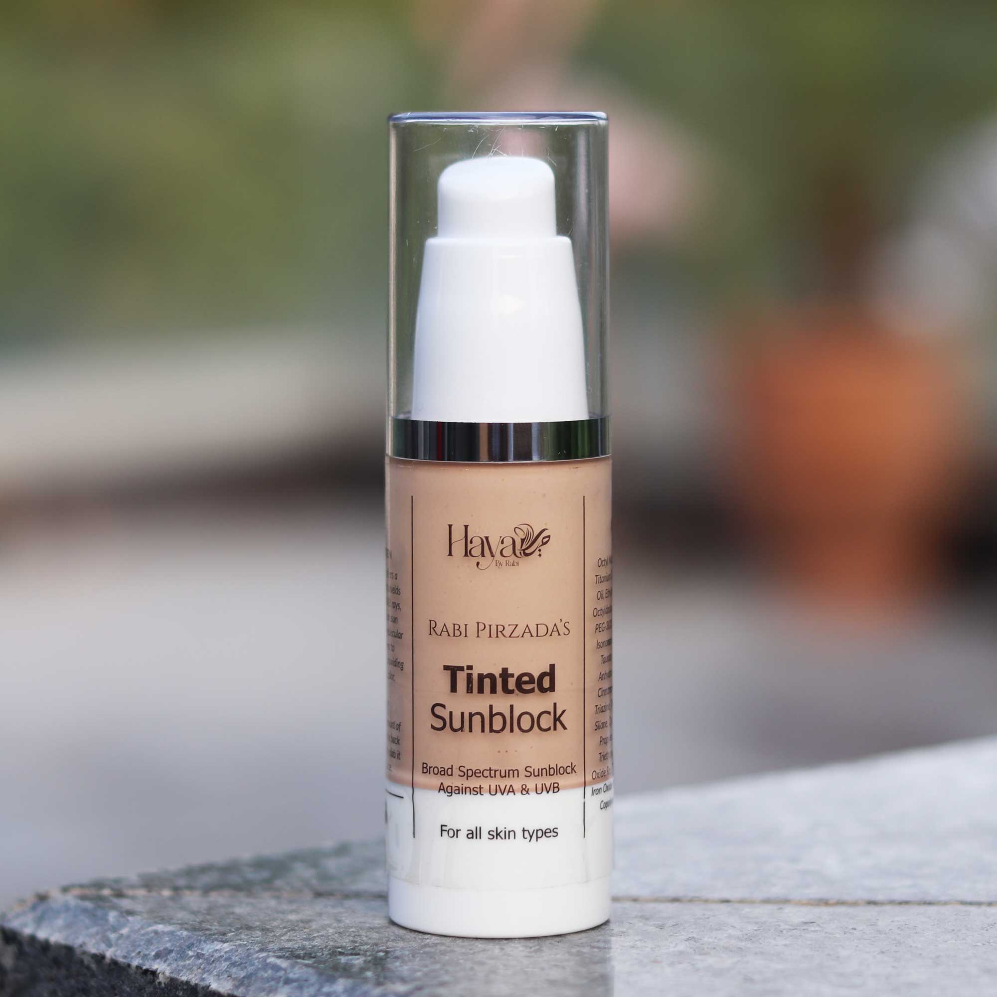 Tinted Sunblock - Broad Spectrum Protection – Haya By Rabi