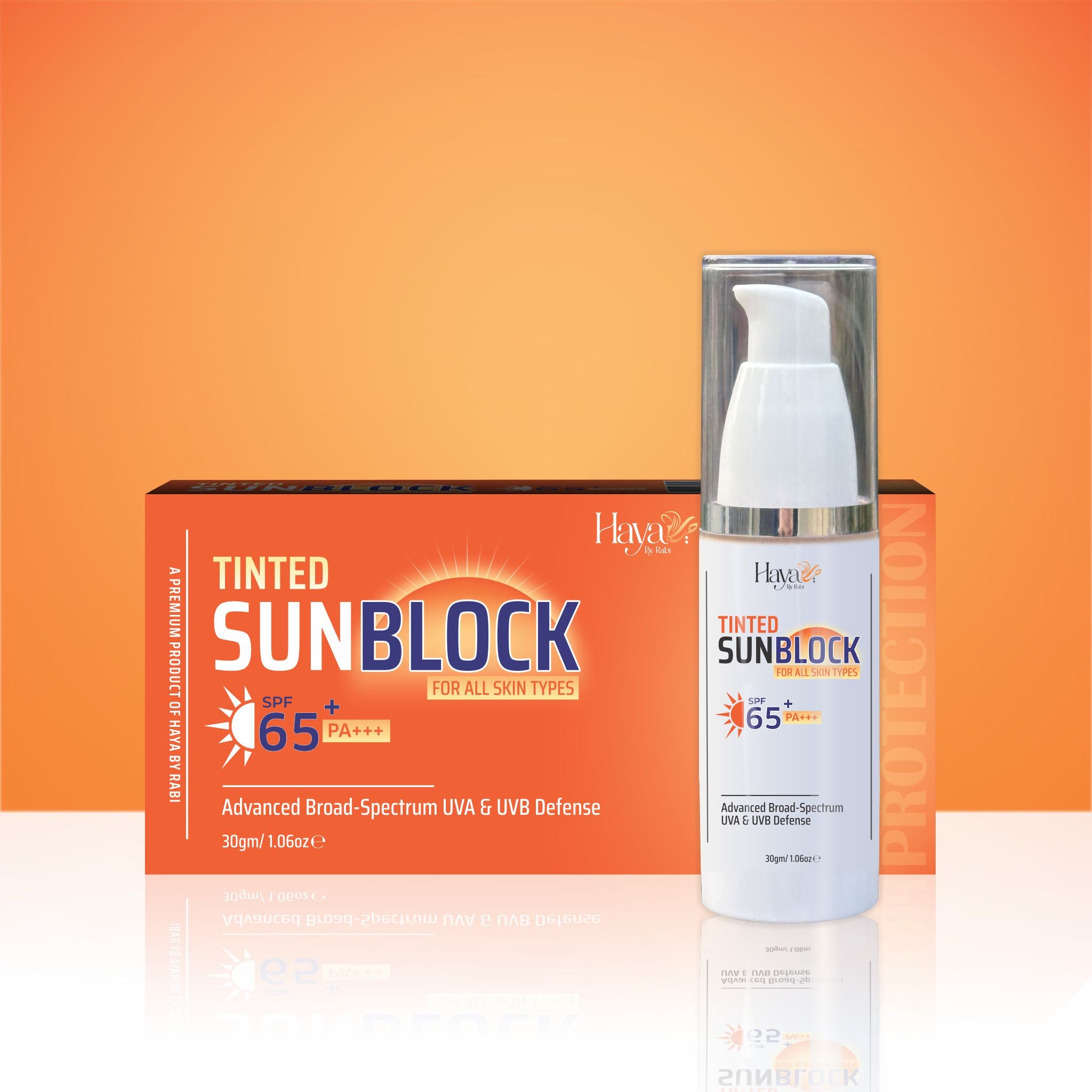 Tinted Sunblock SPF 65+ – Advanced Broad-Spectrum UVA & UVB Defense ...