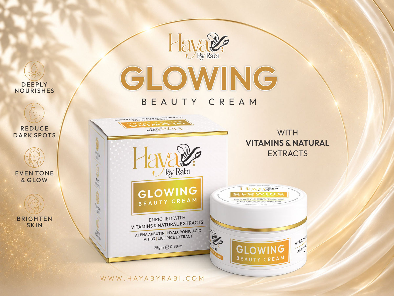 Haya by Rabi Glowing and Brightening Face Cream