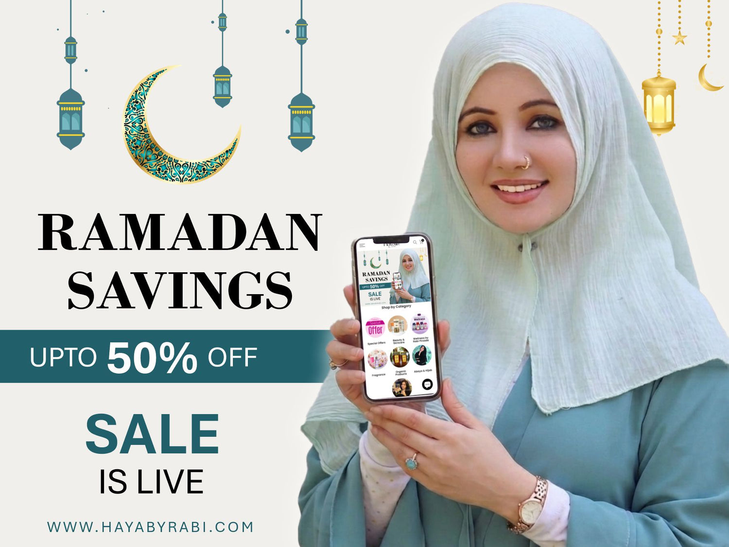 haya by rabi skincare ramadan sale offer eid sale offer
